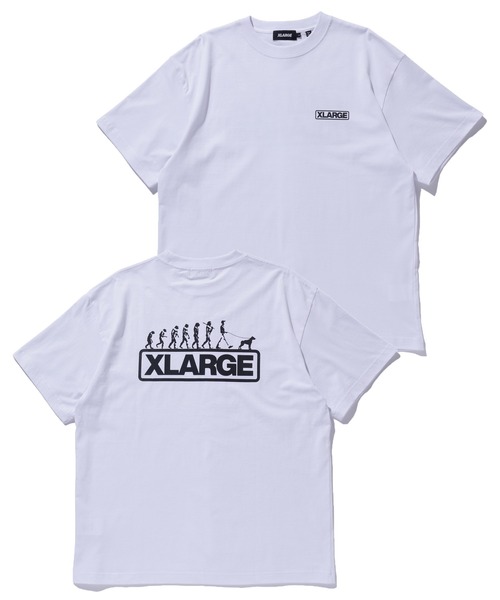 完売必須 早い者勝ち XLARGE EVOLUTION S/S TEE デザイン◎ EVOLUTION S/S TEE(Tシャツ/カットソー)|XLARGE(エクストラ