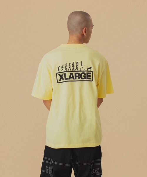 完売必須 早い者勝ち XLARGE EVOLUTION S/S TEE デザイン◎ XLARGE×Champion REVERSE WEAVE STICHED S/S TEE（Tシャツ