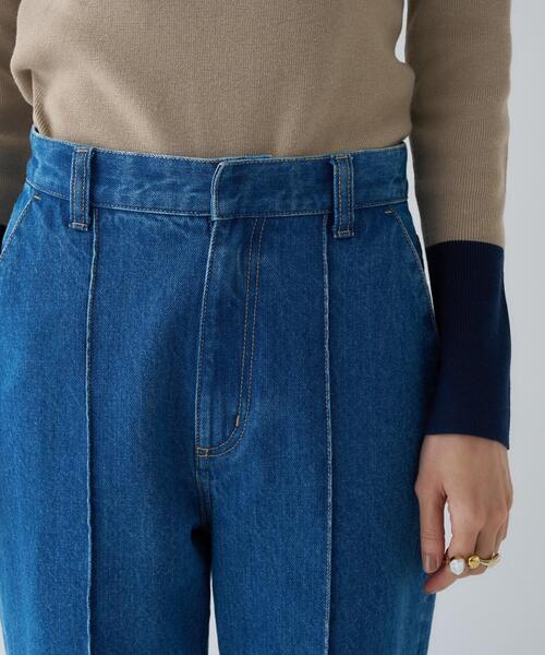 cloenc（クロエンス）の「【マシンウォッシュ】コットンデニムテーパードパンツ（デニムパンツ・レディース・ブルー/ブルー系その他・02/03/01）」の15枚目の写真