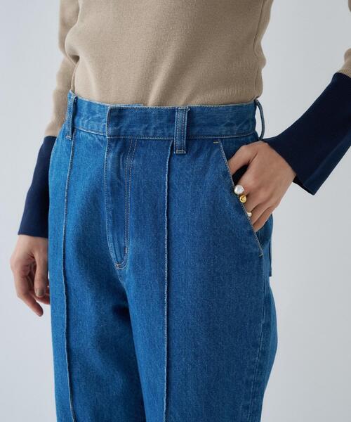 cloenc（クロエンス）の「【マシンウォッシュ】コットンデニムテーパードパンツ（デニムパンツ・レディース・ブルー/ブルー系その他・02/03/01）」の16枚目の写真