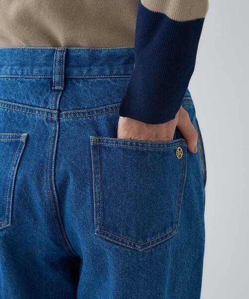 cloenc（クロエンス）の「【マシンウォッシュ】コットンデニムテーパードパンツ（デニムパンツ・レディース・ブルー/ブルー系その他・02/03/01）」の18枚目の写真