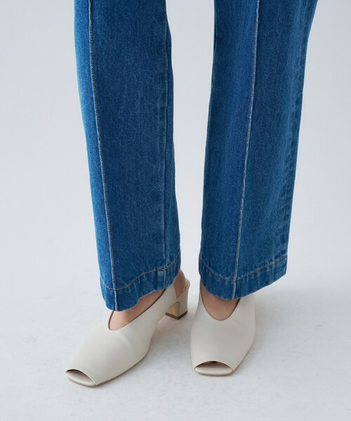 cloenc（クロエンス）の「【マシンウォッシュ】コットンデニムテーパードパンツ（デニムパンツ・レディース・ブルー/ブルー系その他・02/03/01）」の20枚目の写真