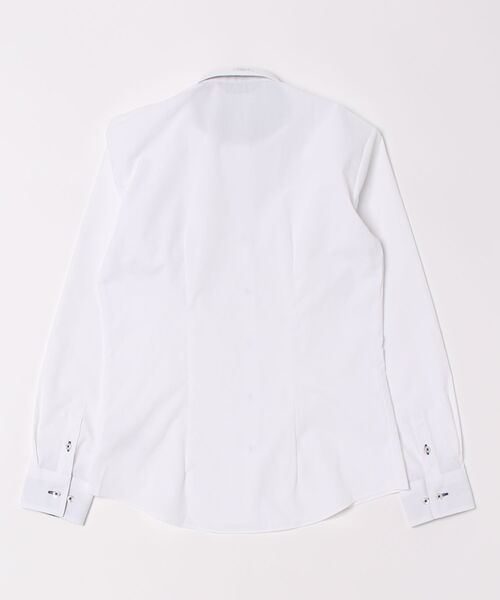 TOKYO SHIRTS（トウキョウシャツ）の「透け防止 形態安定ノーアイロン レギュラー 長袖ビジネスワイシャツ（ビジネスシャツ・レディース・ホワイト・XS/S/M/L/LL/XL）」の6枚目の写真
