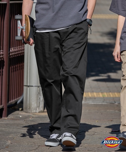 Dickies(ディッキーズ)の「Dickies/ディッキーズ T/Cツイル イージーパンツ 2025SS(その他パンツ・メンズ・ブラック/カーキ/ベージュ/ブルー系/ブラック系/チャコール・L/M/2L)」の2枚目の写真