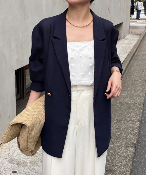 【値下げ】新品 今期 コラージュガリャルダガランテ　メッシュダブルジャケット COLLAGE GALLARDAGALANTE（コラージュガリャルダガランテ）の