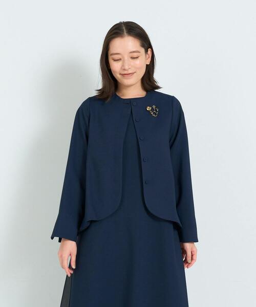 ◇リーフカットジャケット（ノーカラージャケット）｜ADIEU TRISTESSE