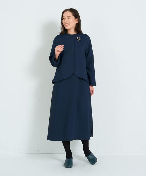 セール】◇リーフカットジャケット（ノーカラージャケット）｜ADIEU