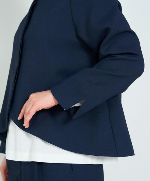 ◇リーフカットジャケット（ノーカラージャケット）｜ADIEU TRISTESSE