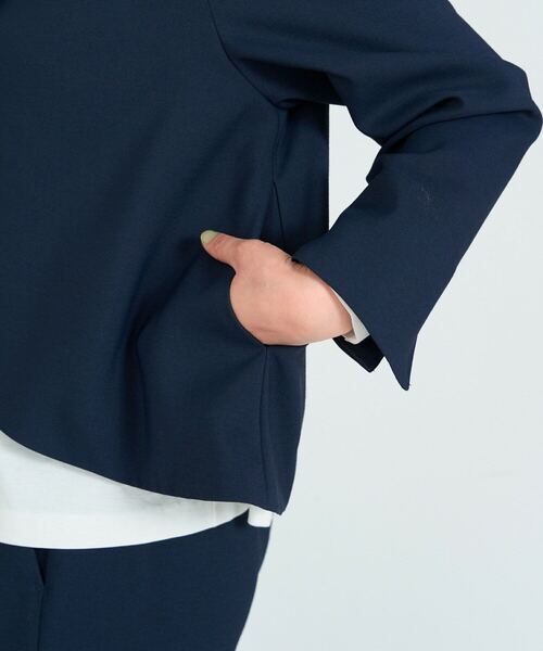 ◇リーフカットジャケット（ノーカラージャケット）｜ADIEU TRISTESSE