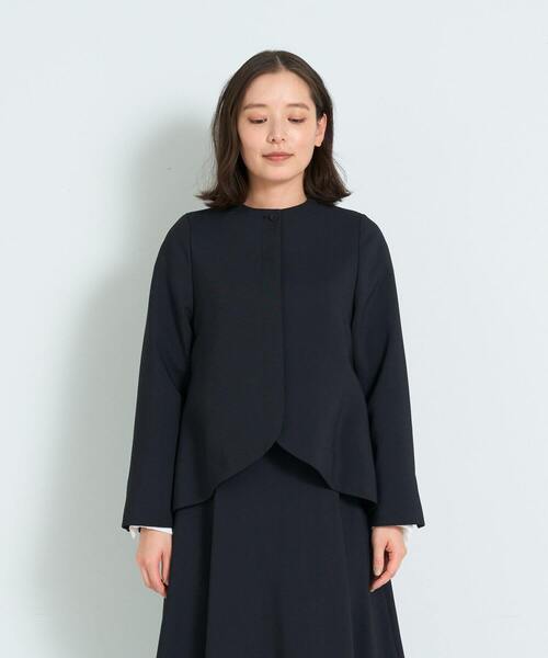 ◇リーフカットジャケット（ノーカラージャケット）｜ADIEU TRISTESSE
