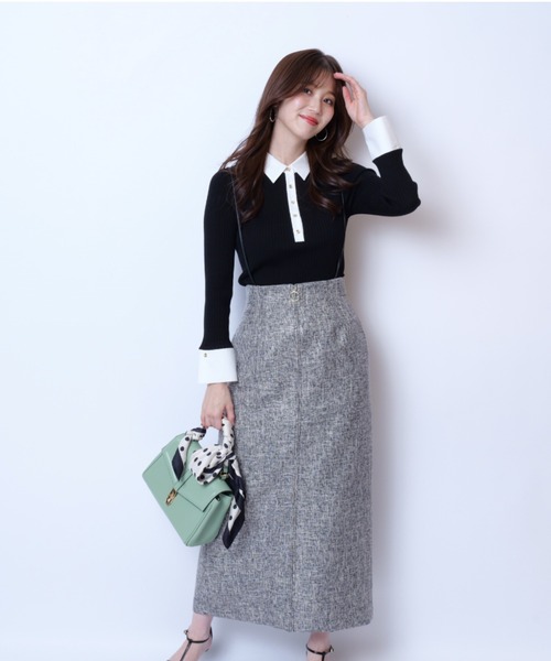 JUSGLITTY（ジャスグリッティー）の「サスペ付タイトスカート