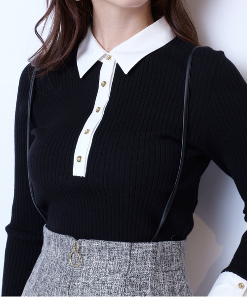 ジャスグリッティー 新品　巻き風サスペンダー付タイトスカート JUSGLITTY（ジャスグリッティー）の「サスペ付タイトスカート