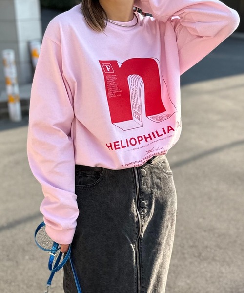 GILDAN】立体'n'ロゴプリントロンT（Tシャツ/カットソー）｜mi via