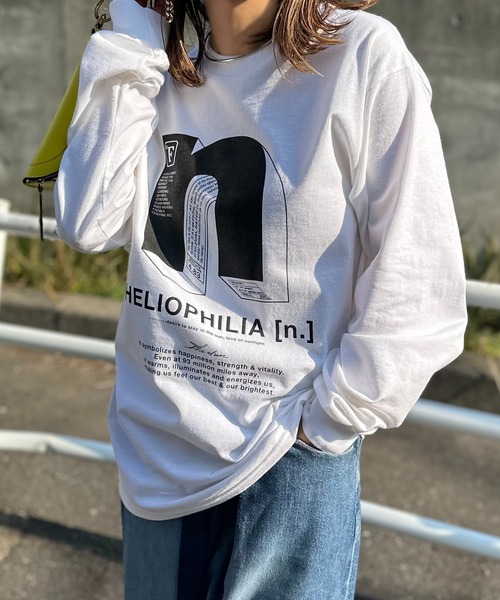 mi via loca（ミヴィアロカ）の「【GILDAN】立体"n"ロゴプリントロンT（Tシャツ/カットソー・レディース・ピンク/ホワイト/ブラック/ホワイト×ピンク・MEDIUM/X-LARGE）」の13枚目の写真