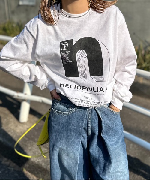 mi via loca（ミヴィアロカ）の「【GILDAN】立体"n"ロゴプリントロンT（Tシャツ/カットソー・レディース・ピンク/ホワイト/ブラック/ホワイト×ピンク・MEDIUM/X-LARGE）」の7枚目の写真