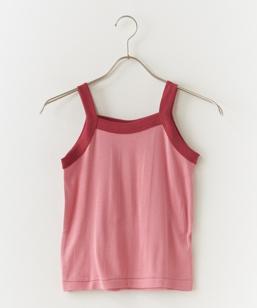 MILLER(ミラー)の「R.P.miller/ミラー Panel-rib Cropped Tanktop パネルリブタンクトップ 2026新作 再入荷 秋服 2026年秋冬(タンクトップ・レディース・ホワイト系1/ホワイト系2/ブラック系1/ブラック系2/オリーブ系/レッド系/ピンク/ブルー・FREE)」の17枚目の写真