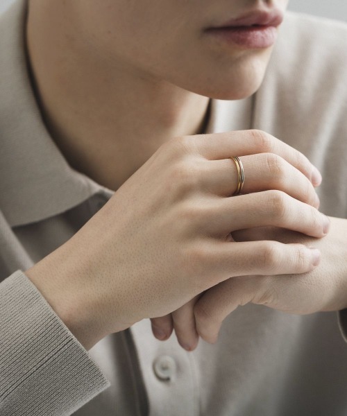 4℃ HOMME+(ヨンドシーオムプラス)の「シルバー リング/1.3mm(リング・メンズ・シルバー・#20/#4/#6/#8/#10/#12/#14/#16/#18/#2)」の2枚目の写真