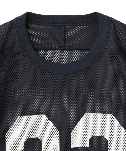 セール】(CREOLME)MESH NUMBERING H/S TEE（Tシャツ/カットソー