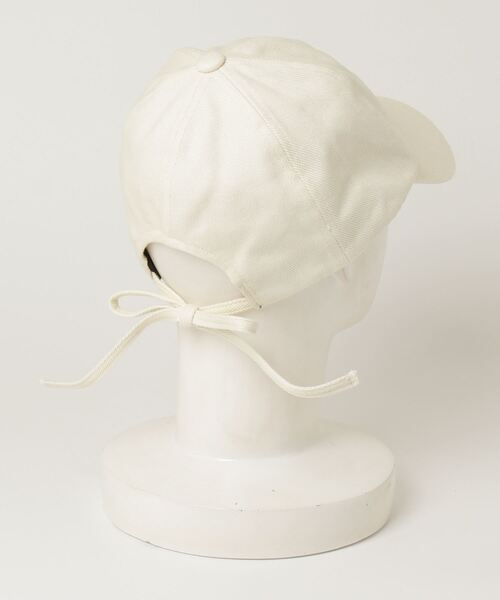 ROSE BUD（ローズバッド）の「ツイルリボンキャップ（キャップ・レディース・ホワイト/ブラック・ONE SIZE）」の11枚目の写真