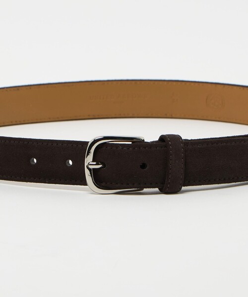 UNITED ARROWS（ユナイテッドアローズ）の「スエードベルト（ベルト・メンズ・ブラック/ダークブラウン・90cm/80ｃｍ/85cm/75cm/95cm/100cm）」の4枚目の写真