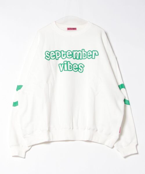 September（セプテンバー）の「★SEPTEMBER(セプテンバー)★Heart Sweat（スウェット・レディース・グレー/ブラック/ホワイト・MEDIUM/SMALL）」の2枚目の写真