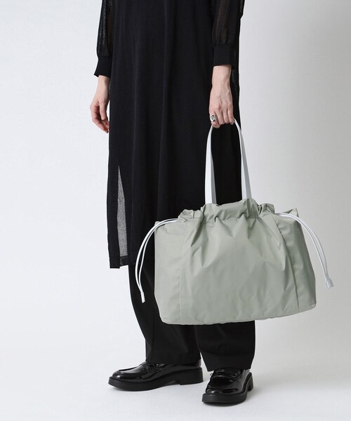 HIROKO HAYASHI(ヒロコハヤシ)の「LUINI(ルイーニ)トートバッグ(トートバッグ・レディース・ライトグレー系9/ライトグリーン/ネイビー系6・00)」の21枚目の写真