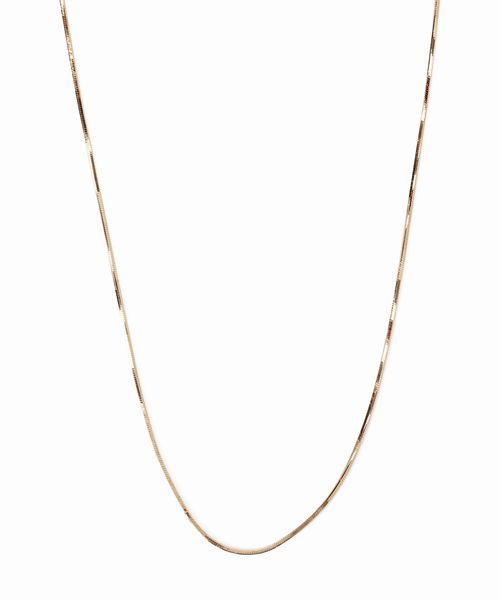 コンパクトチェーン38cmネックレス K10（ネックレス）｜Lilas