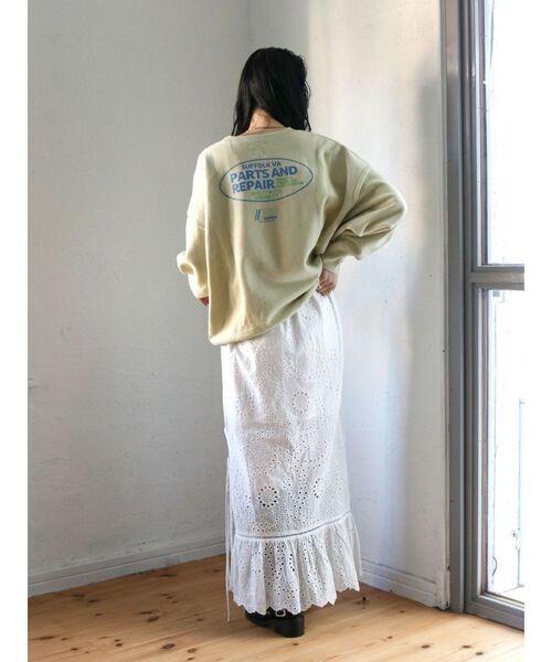 Ungrid（アングリッド）の「バックロゴルーズスウェット（スウェット・レディース・ライトグレー/イエロー/チャコールグレー・FREE）」の15枚目の写真