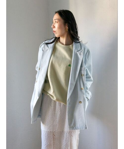 Ungrid（アングリッド）の「バックロゴルーズスウェット（スウェット・レディース・ライトグレー/イエロー/チャコールグレー・FREE）」の16枚目の写真