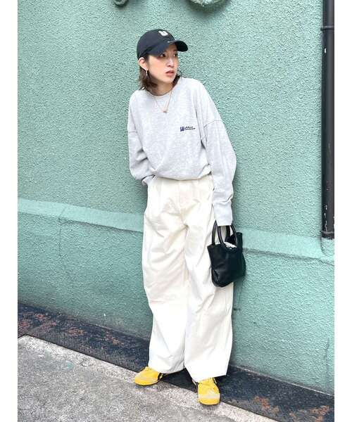 Ungrid（アングリッド）の「バックロゴルーズスウェット（スウェット・レディース・ライトグレー/イエロー/チャコールグレー・FREE）」の20枚目の写真