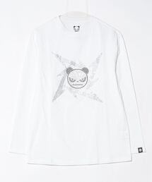 HIPANDA（ハイパンダ）の「(HIPANDA ハイパンダ) 男女兼用 HIIPANDA ラインストーン ロゴ ロンT（Tシャツ/カットソー）」