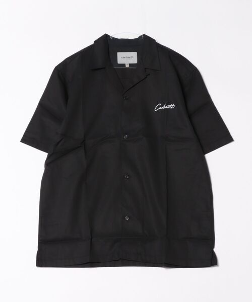 Carhartt WIP(カーハートダブリューアイピー)の「Carhartt WIP/カーハートダブリューアイピー 半袖 シャツ ワンポイント S/S DELRAY SHIRT I031465(シャツ/ブラウス・メンズ・ブラック/ライトブルー/ライトグリーン/ライトピンク/ベージュ/ホワイト×ブラック・M/L/XL)」の9枚目の写真