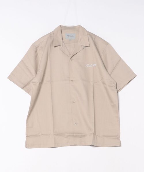 Carhartt WIP(カーハートダブリューアイピー)の「Carhartt WIP/カーハートダブリューアイピー 半袖 シャツ ワンポイント S/S DELRAY SHIRT I031465(シャツ/ブラウス・メンズ・ブラック/ライトブルー/ライトグリーン/ライトピンク/ベージュ/ホワイト×ブラック・M/L/XL)」の16枚目の写真