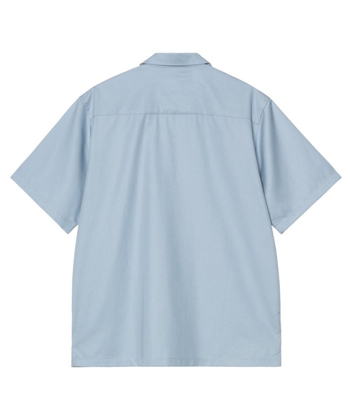 Carhartt WIP(カーハートダブリューアイピー)の「Carhartt WIP/カーハートダブリューアイピー 半袖 シャツ ワンポイント S/S DELRAY SHIRT I031465(シャツ/ブラウス・メンズ・ブラック/ライトブルー/ライトグリーン/ライトピンク/ベージュ/ホワイト×ブラック・M/L/XL)」の14枚目の写真