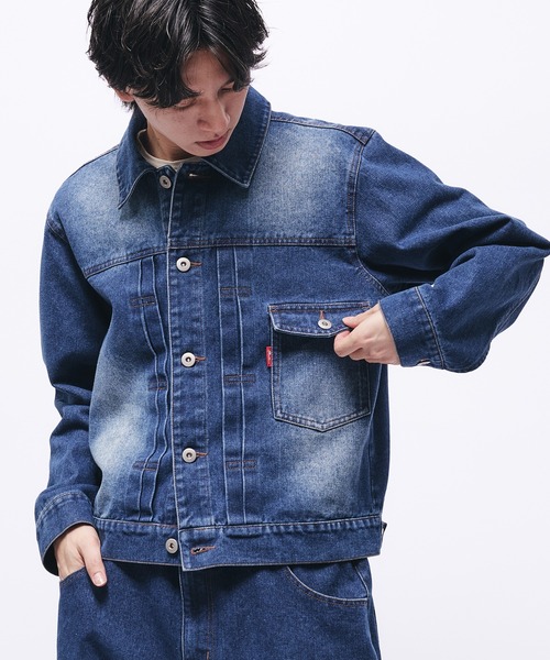 セール】VINTAGE LIKE DENIM JACKET / ヴィンテージライクデニム
