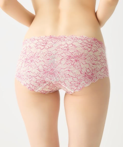 Tuche（トゥシェ）の「Tuche/トゥシェ ハーフショーツ 女性のリズムに寄り添うインナー cherish moon（ショーツ・レディース・ピンク系その他/ライトホワイト/ブラック/レンガ・MEDIUM/LARGE/X-LARGE）」の6枚目の写真