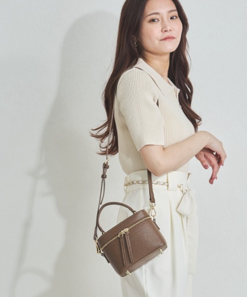 MISCH MASCH(ミッシュマッシュ)の「ZOZO限定 衿付きダブルジップリブニット(ニット/セーター・レディース・ブラック/アイボリー/ブルー・フリ-)」の20枚目の写真