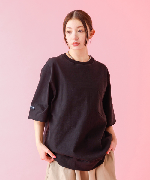 Barbarian(バーバリアン)の「【BARBARIAN / バーバリアン】 XSE-20 21 22 Light Weight Pocket Crew Neck/半袖/無地/ユニセックス【WEB限定】(Tシャツ/カットソー・メンズ・ブラック/グレー/グリーン・S/M/L/XL)」の2枚目の写真