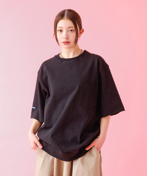 Barbarian(バーバリアン)の「【BARBARIAN / バーバリアン】 XSE-20 21 22 Light Weight Pocket Crew Neck/半袖/無地/ユニセックス【WEB限定】(Tシャツ/カットソー・メンズ・ブラック/グレー/グリーン・S/M/L/XL)」の6枚目の写真