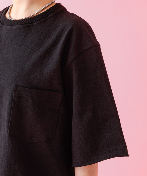 Barbarian(バーバリアン)の「【BARBARIAN / バーバリアン】 XSE-20 21 22 Light Weight Pocket Crew Neck/半袖/無地/ユニセックス【WEB限定】(Tシャツ/カットソー・メンズ・ブラック/グレー/グリーン・S/M/L/XL)」の12枚目の写真
