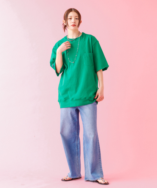 Barbarian(バーバリアン)の「【BARBARIAN / バーバリアン】 XSE-20 21 22 Light Weight Pocket Crew Neck/半袖/無地/ユニセックス【WEB限定】(Tシャツ/カットソー・メンズ・ブラック/グレー/グリーン・S/M/L/XL)」の18枚目の写真