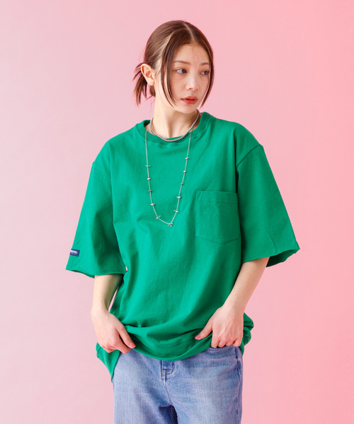 Barbarian(バーバリアン)の「【BARBARIAN / バーバリアン】 XSE-20 21 22 Light Weight Pocket Crew Neck/半袖/無地/ユニセックス【WEB限定】(Tシャツ/カットソー・メンズ・ブラック/グレー/グリーン・S/M/L/XL)」の19枚目の写真