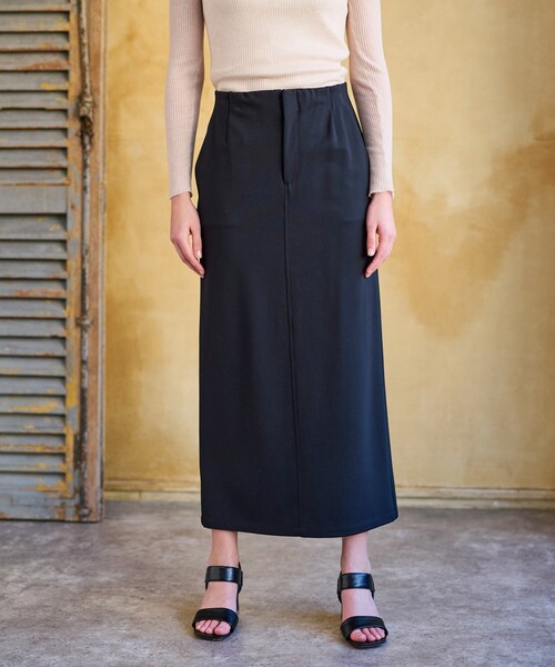 DRESSTERIOR(ドレステリア)の「【大人百花春号掲載 モデル美香さん着用】ストレッチポンチタイトスカート(スカート・レディース・ブラック/チャコールグレー・34/36/38/40)」の6枚目の写真