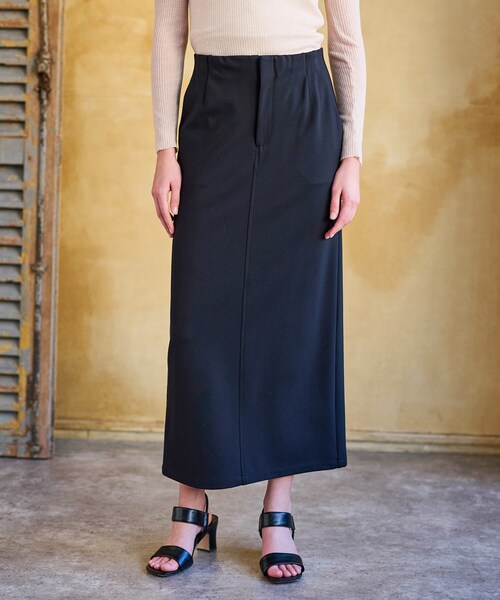 DRESSTERIOR(ドレステリア)の「【大人百花春号掲載 モデル美香さん着用】ストレッチポンチタイトスカート(スカート・レディース・ブラック/チャコールグレー・34/36/38/40)」の7枚目の写真