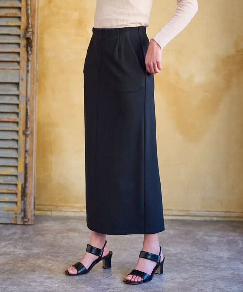 DRESSTERIOR(ドレステリア)の「【大人百花春号掲載 モデル美香さん着用】ストレッチポンチタイトスカート(スカート・レディース・ブラック/チャコールグレー・34/36/38/40)」の8枚目の写真