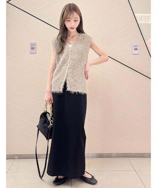 DRESSTERIOR(ドレステリア)の「【大人百花春号掲載 モデル美香さん着用】ストレッチポンチタイトスカート(スカート・レディース・ブラック/チャコールグレー・34/36/38/40)」の18枚目の写真