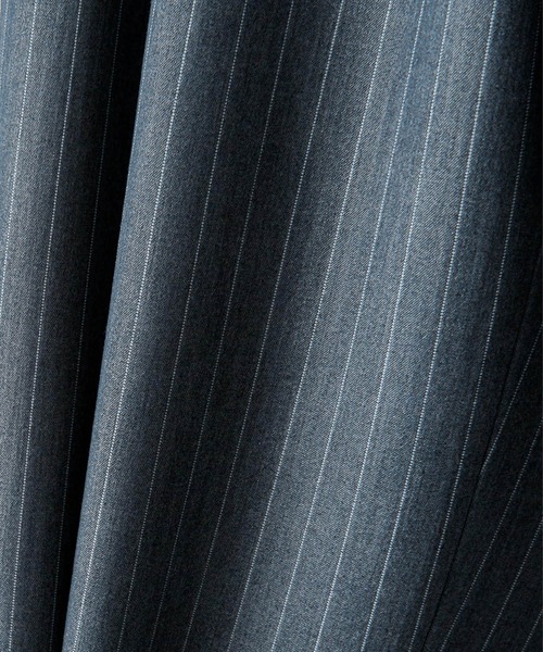 RUUBON（ルーボン）の「【RUUBON】stripe wide straight slacks / ストライプワイドストレートスラックス（スラックス・メンズ・ブラック系1/ネイビー系1・S/M/L）」の14枚目の写真