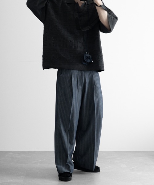 パンツ Wide straight slacks Wide straight slacks / ワイドストレートスラックス