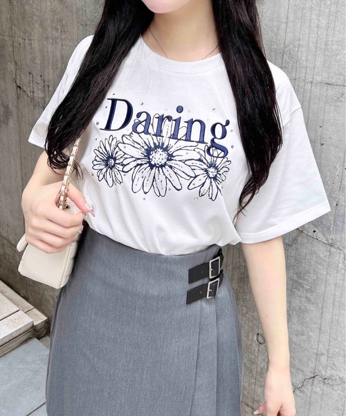 セール】フラワーロゴTシャツ（Tシャツ/カットソー）｜INGNI