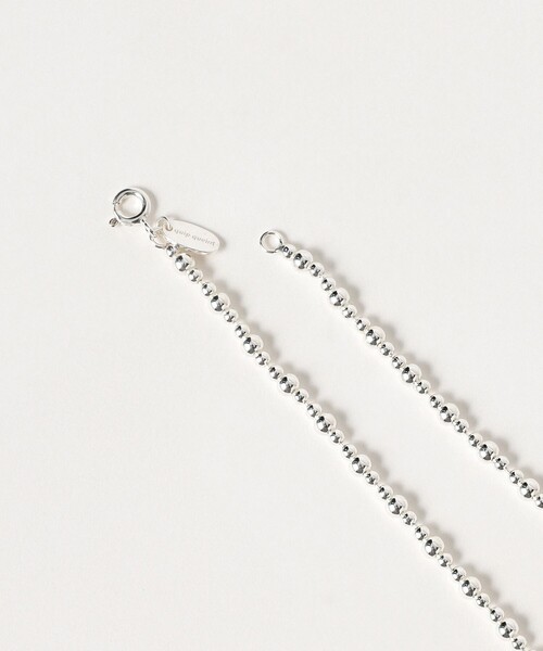 Demi-Luxe BEAMS（デミルクス ビームス）の「quip queint / ボウリング リズム ネックレス（ネックレス・レディース・シルバー・ONE SIZE）」の3枚目の写真